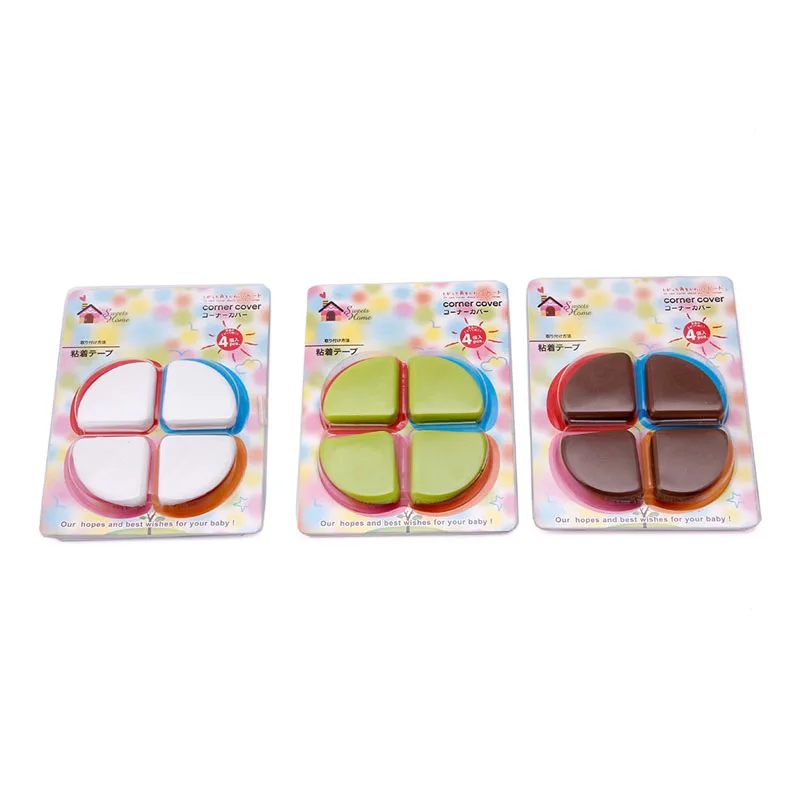 

4Pcs Baby Kids Silicon Arc Corner Protector Table Corner Cover Safety Guards