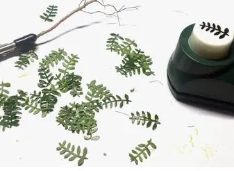New pattern Miniature model Leaf Maker Sand Table Scene Modeling Tool DIY Leaf paper model tools,deciduous leaf maker