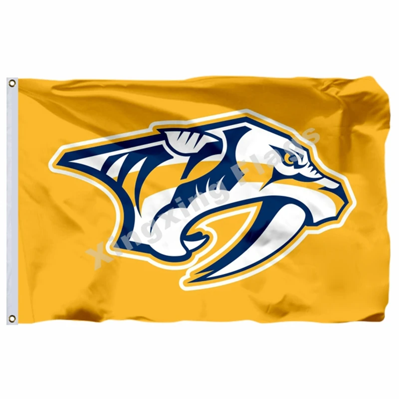 B1 Флаг Nashville Predators 3ft x 5ft полиэстер баннер Nashville Predators Летающий Размер № 4 90X150 см пользовательский флаг - Цвет: B1