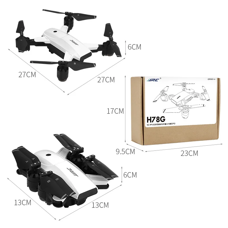 JJRC H78G 5G WiFi FPV 1080P широкоугольная HD камера gps двойной Радиоуправляемый Дрон Квадрокоптер RTF Профессиональный Дрон VS e58 SG106
