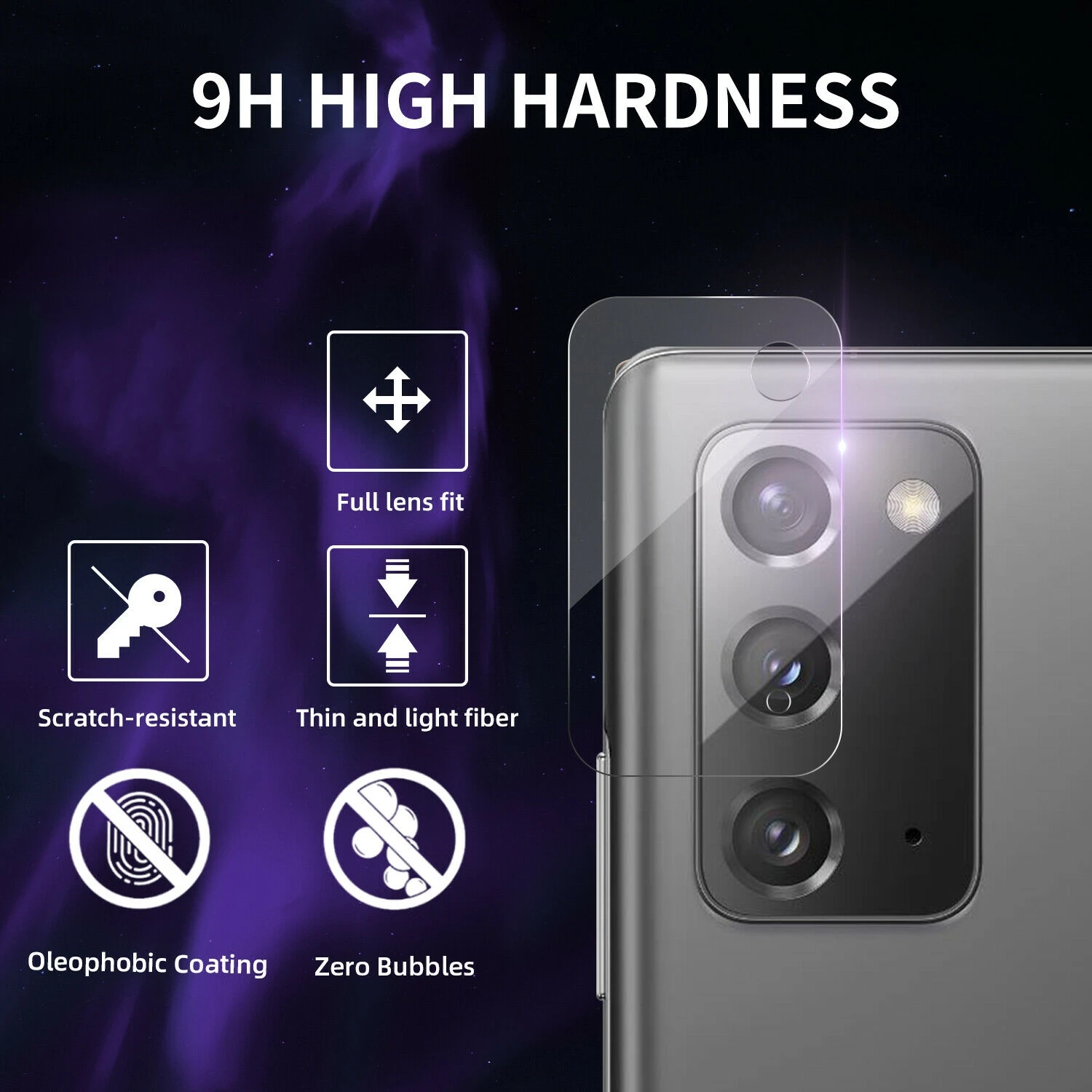 HD с уровнем твердости 9H твердость для Сань Син Galaxy Note 20 / Ультра камера объектив
