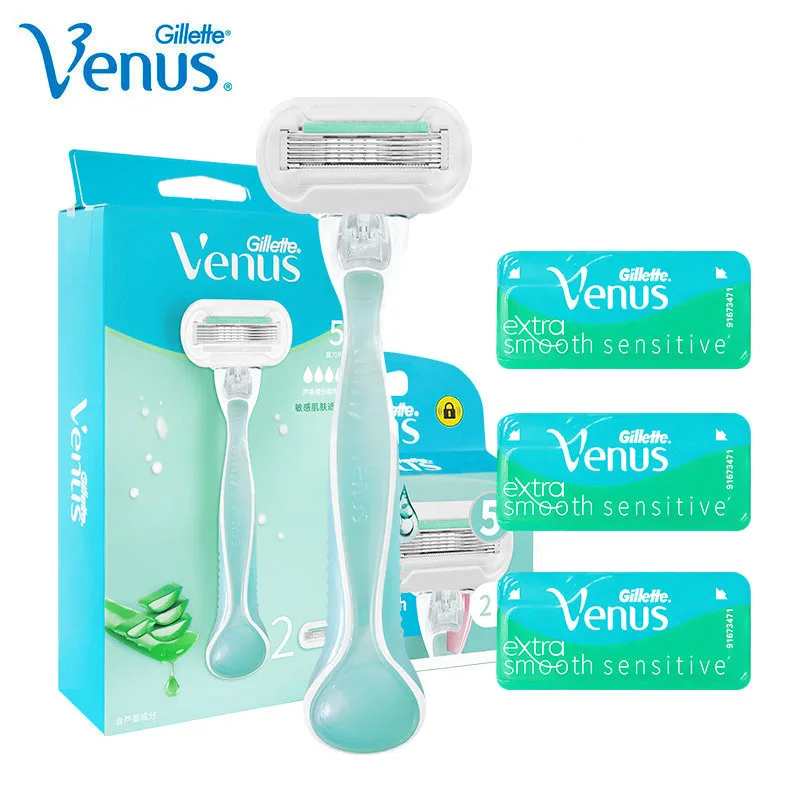 Cut Rate Razor Shaving-Blades Sensitive-Skin Smooth Gillette Venus Women's for Lady Hair-Removal Myw5eMWWqwg
