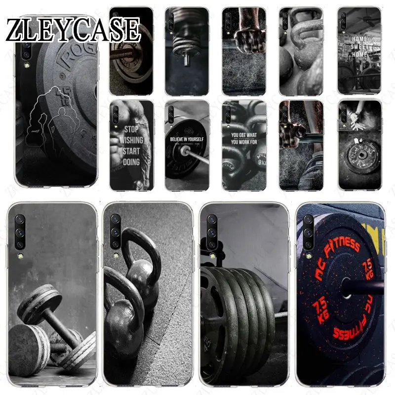 hot Soft Phone Case For samsung Galaxy A50 A10 A30 A70 A7 A9 A10S J5 J6 J7 J8 2018 CASE Bodybuilding Gym Fitness Coqu | Мобильные