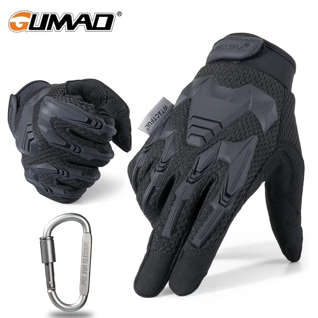 US $13.20 Outdoor Cycling Tactical Full Finger Gloves Military Army Sport Shooting Airsoft Bicycle Combat Hun