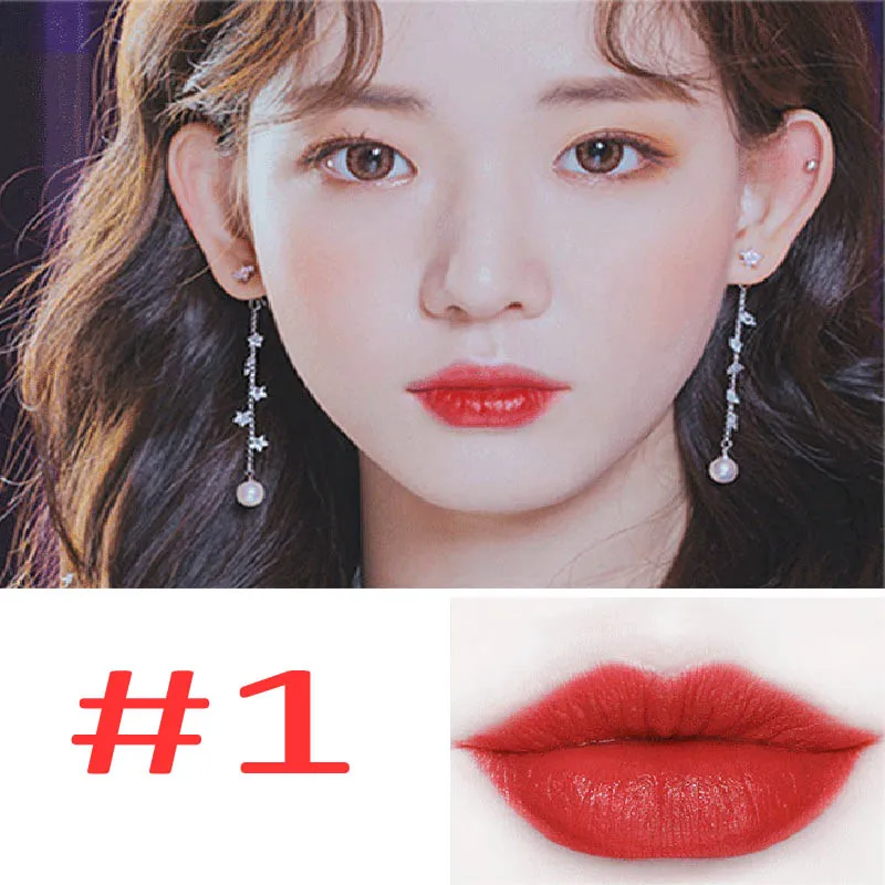 A1 12 Color Vevet Matte Lipstick Red Lips Lipstick Pink Lipstick 24 Hours Long Lasting MKXJ New - Цвет: A1