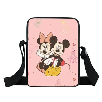 

Women Messenger Bags 3D-Printing Mickey And Minnie Photo Shoulder Bag Handbags Cute Photo Children Crossbody Bag Bolsos Mujer W5
