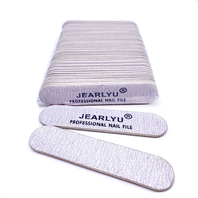100 Pz/Lotto Professionel Lime Per Unghie 180/240 Grana Levigatura Mini Buffer Lime Grigio A Ongle Manicure Unghie Cura Accessori Set Di Strumenti