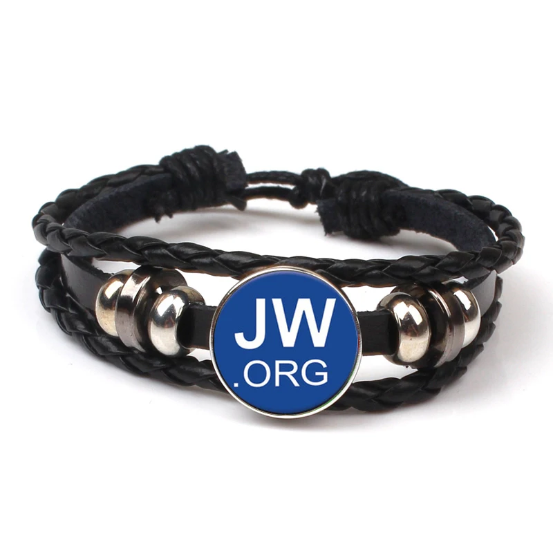 Модный повседневный кожаный браслет JW.ORG JW дети Калеб София ива бескровный