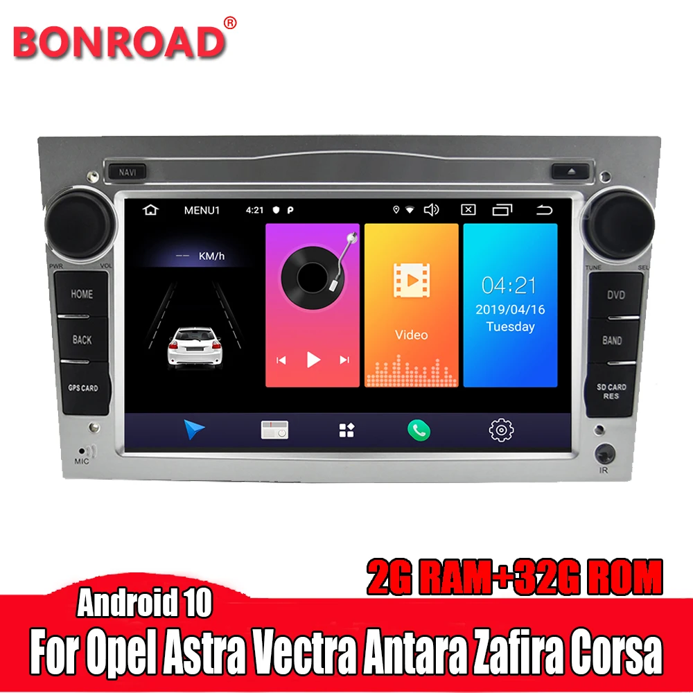 2Din Android 9 0 Автомобильный мультимедийный плеер для Opel Astra Vectra Antara Zafira Corsa