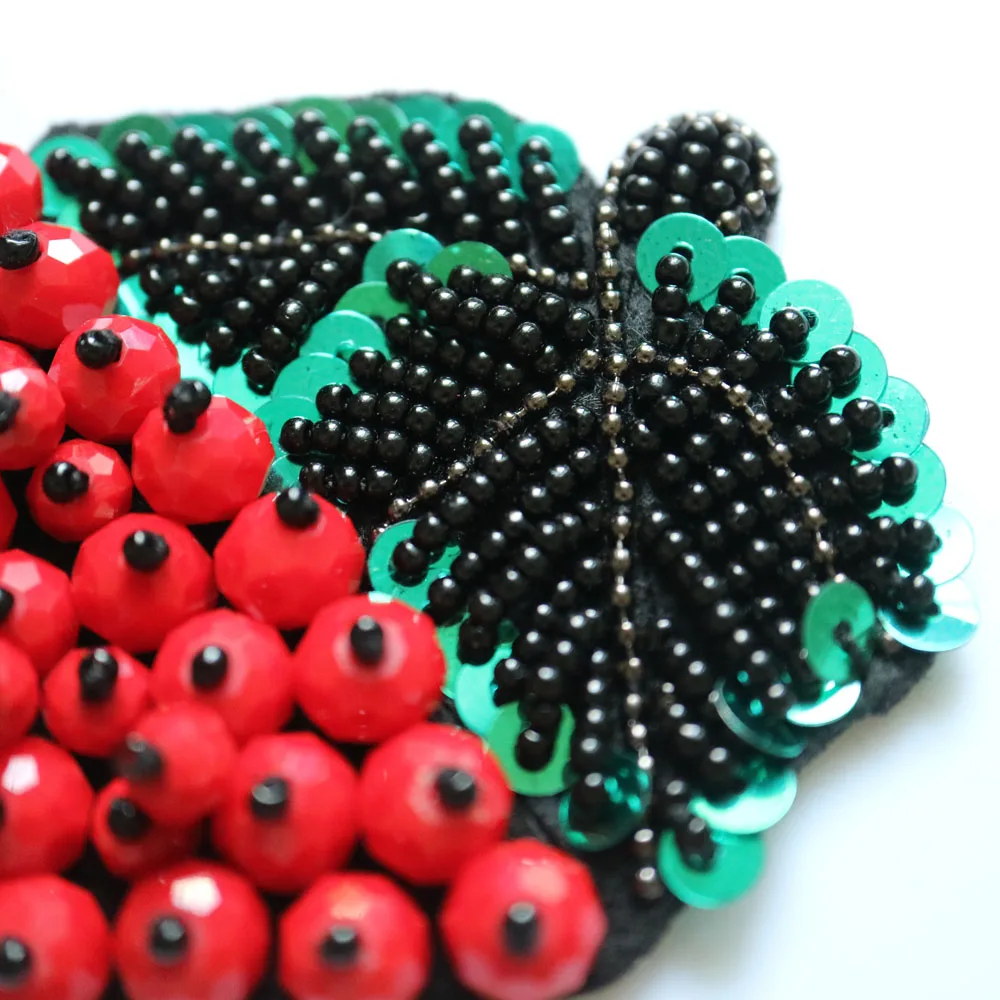 1 шт. женские вышитые бисером нашивки для одежды Пришивные рисунки животные