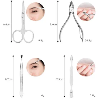 

1 Set of Manicure Tools Dead Skin Remover Nail Clippers Cuticle Nippers Professional Cuticle Trimmer for Man Woman Home Shop (Kh