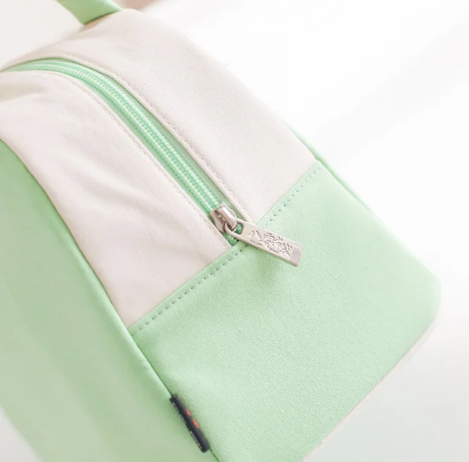 Japanese/Korean cartoons Bento bag canvas thickening insulation pack Aluminum film portable insulation bag