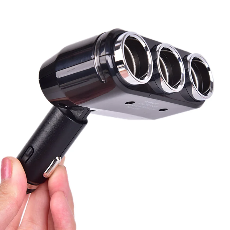 12 V-24 V розетка для автомобильного прикуривателя сплиттер светодиодный USB Зарядное устройство адаптер 3.1A 100W обнаружения для телефона MP3 DVR аксессуары