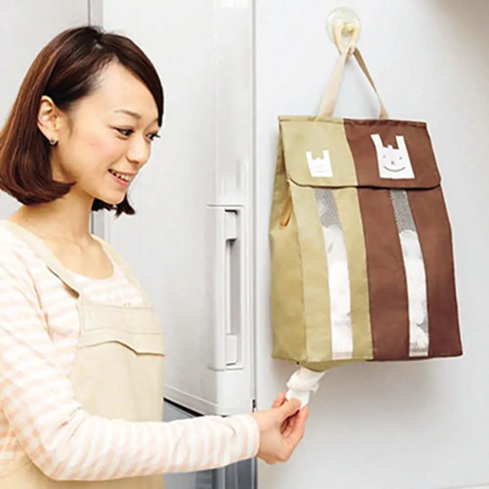 

Plastic Storage Box Organizer Garbage Bags Collection Boxes Container Space-saving Fridge Bags Rak Keranjang Bawah Wastafel @10