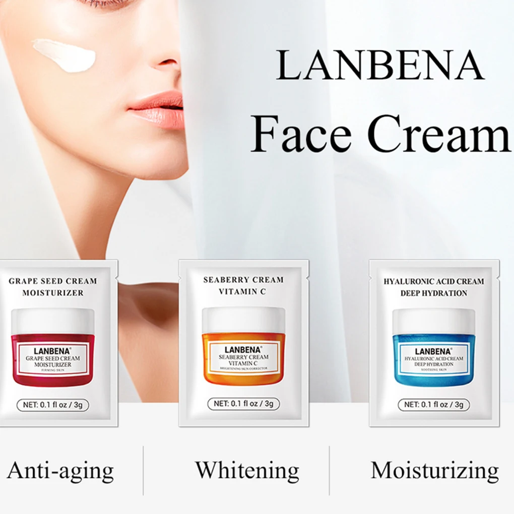 

RtopRGrape Seed Vitamin C Hyaluronic Acid Moisturizing Hydrating Repairing Nourishing Cream Sample