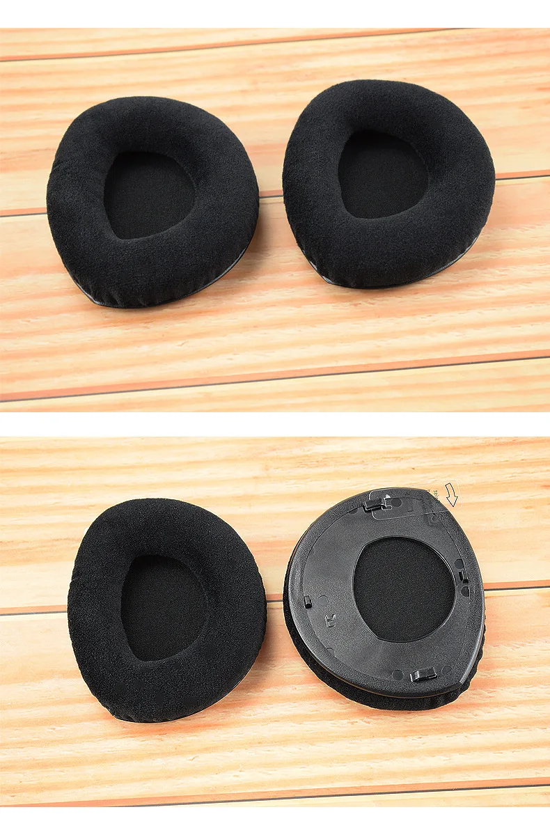 Replacement EarPads With Plastic Hooks for Sennheiser RS195/185/175 RS165 RS160 RS170 RS180 HDR165/185 Cushion Cover Ear pads