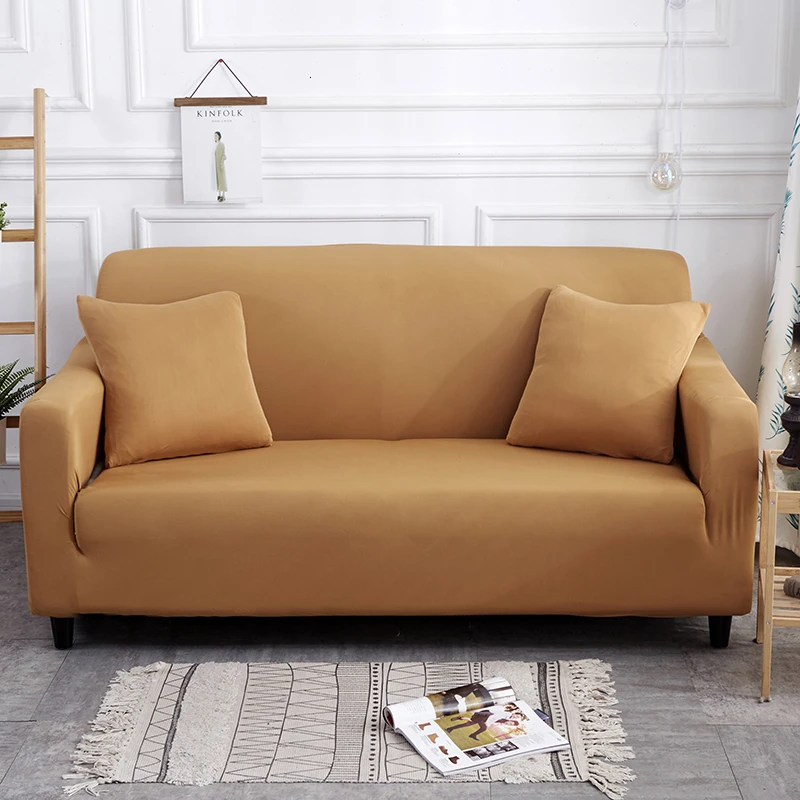 Все включено в обтяжку Обёрточная бумага для диванов 1/2/3/4 сидение с прочными Цвет секционный l-образный мягкая мебель защитная крышка - Цвет: Model 9 Camel