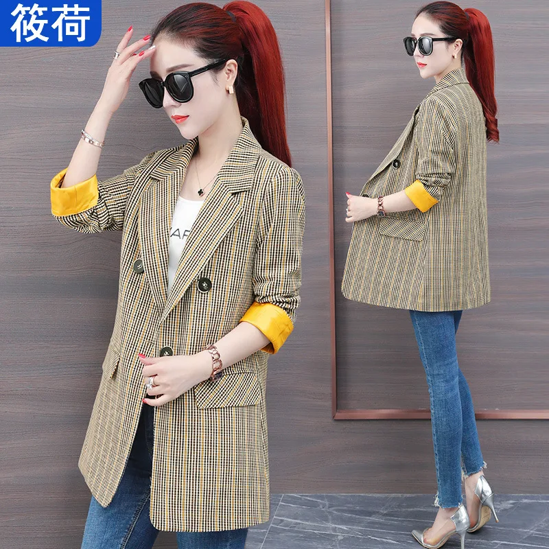 

Early Autumn August Thin Suit Jacket WOMEN'S Dress 2019 New Style Spring And Autumn European Goods Western Style Early Autumn To