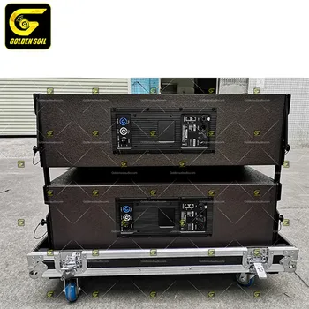 

Professional Audio KR210 Double 10'' Line Array Speaker System Powered DJ Sound System Church Equipment