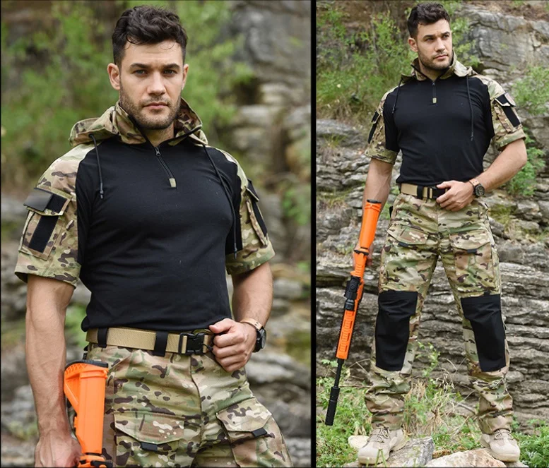 Camouflage Military Short Sleeves