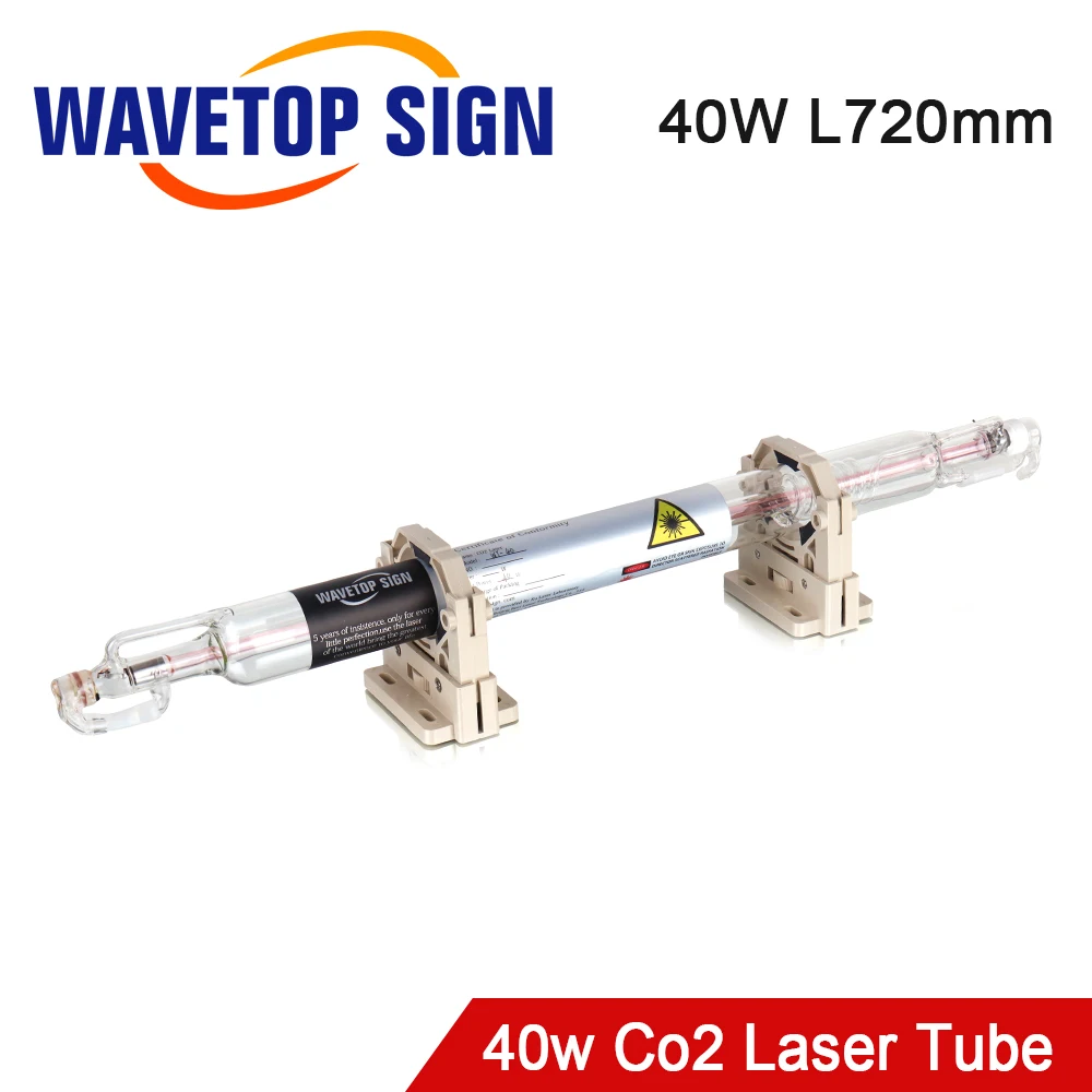 WaveTopSign Co2 Стекло лазерной трубки 700 мм 40 W Лазерная лампа для CO2 гравировки