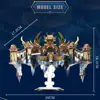 Microworld 3D Metal DIY Puzzle Dragon Palace Buildings Model Kits Assemble Jigsaw Desktop Decoration Toys Gift For Adult Teen 6
