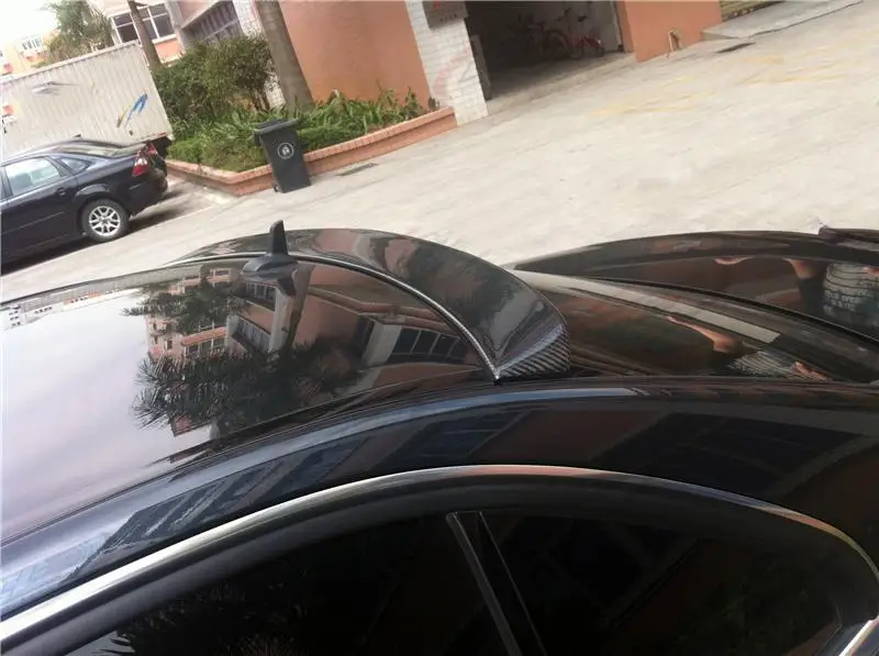 Углеродное волокно авто заднее окно спойлер задний вверх спойлер крыло задний спойлер на крыло, крышу для Mercedes-Benz C Класс W204 07-14