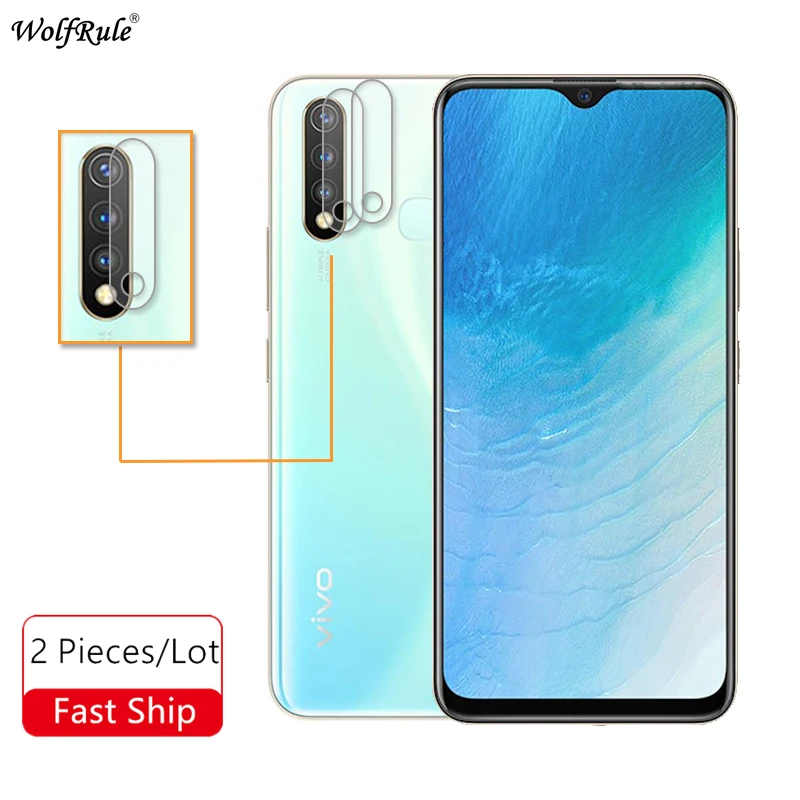 2 шт. закаленное стекло для камеры Vivo Y19 защитная пленка экрана объектива