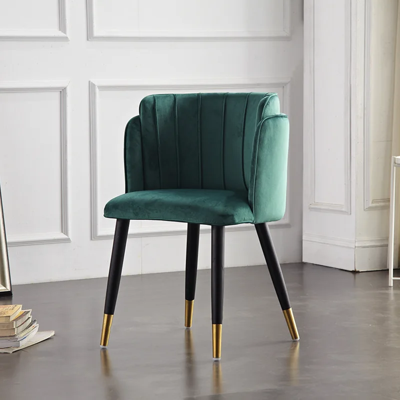

Modern Dinning Chair Bedroom Study Living Room Solid Wood Applicable Dining Chair Nordic Light Luxury Coffee Office Meeting