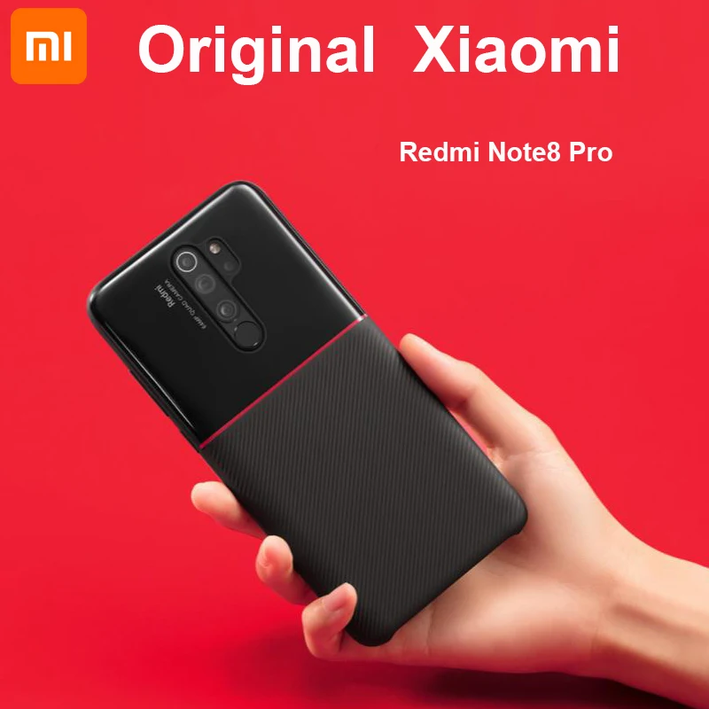 Оригинальный Xiaomi Redmi Note 8 Pro Чехол Moire PC материал чехлы|Бамперы| |