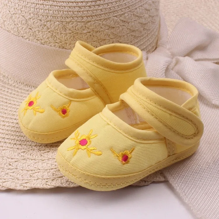 Cartoon Baby Shoes Toddler First Walk Cute Cotton Light Weight Comfortable Booties Newborn Autumn Sneaker Boys Summer Zapatos - Цвет: D3