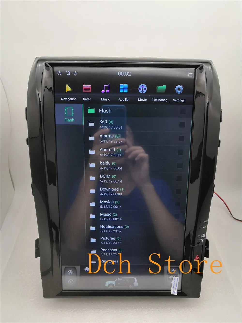 Best 16 inch tesla style Android 8.1 Car DVD player GPS Navi For Toyota Land Cruiser landcruiser LC200 2007-2015 VXR GXR px6 CARPLAY 15