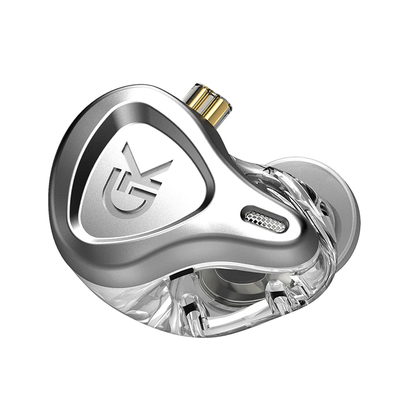 GK G5 Metal Wired Earphone In Ear HiFi Bass Music Earbud Headset With Microphone Noise Cancelling Sport Monitor Headphones