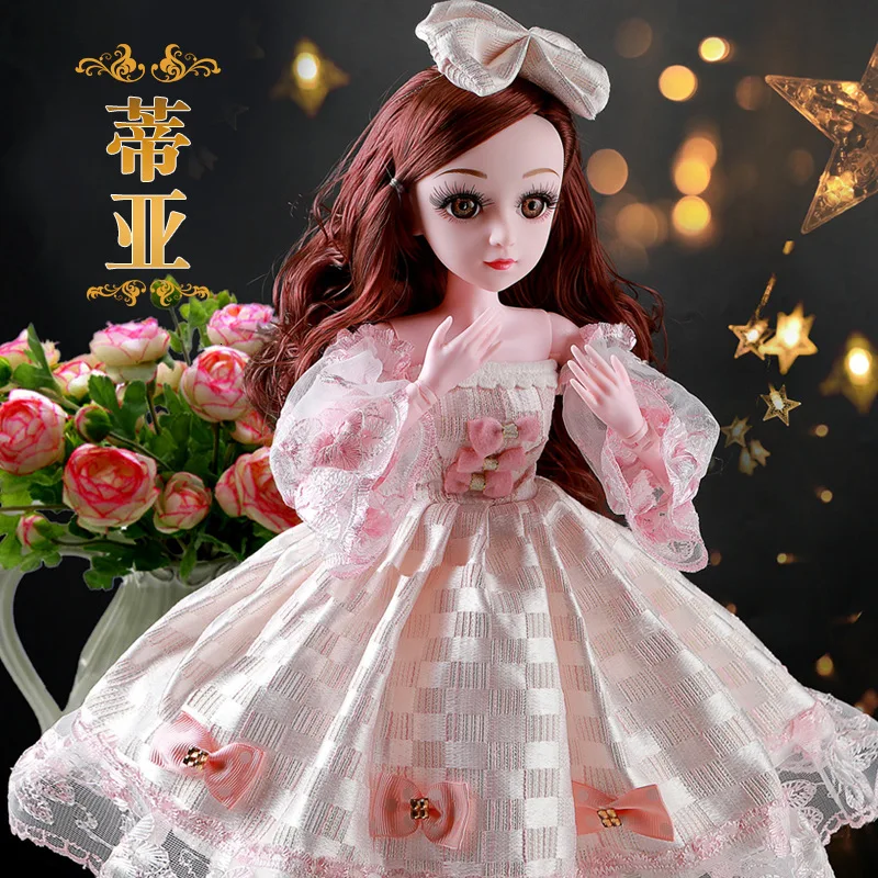 Princess Diya 60 см Реалистичные модные куклы для девочек, большие оригинальные куклы ручной работы Bjd 1/3, полный набор, 20 шарнирных кукол, игрушки для девочек, для детей, подарок для детей - Цвет: Princess Diya