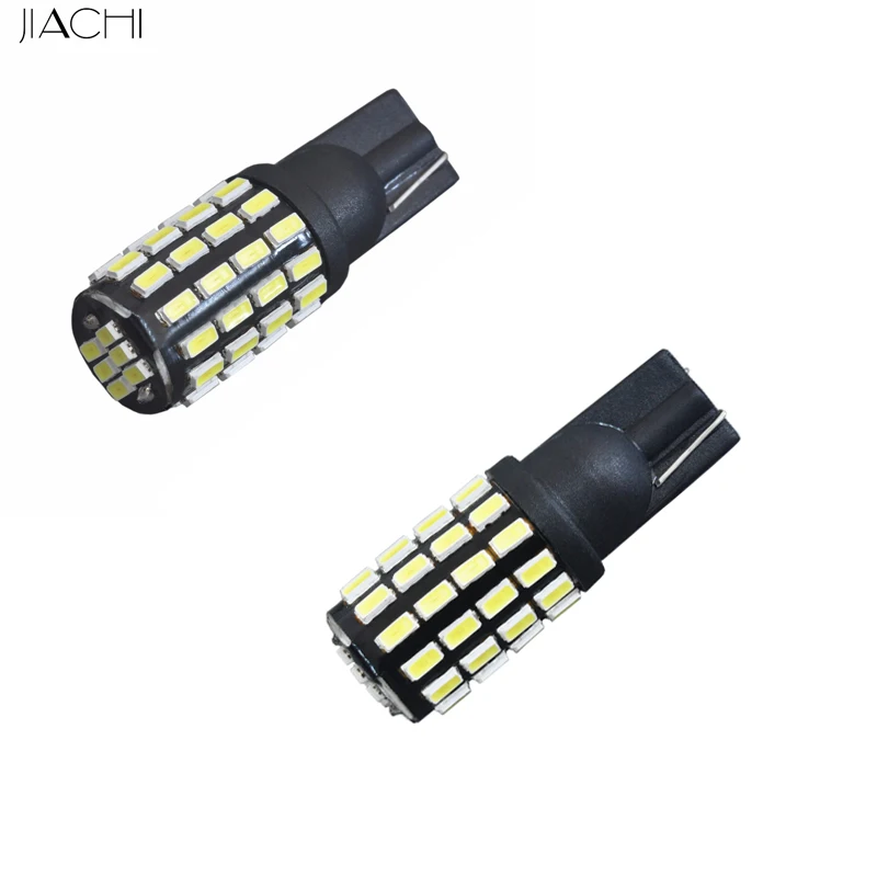 JIACHI 50 шт. T10 led W5W 194 168 2825 Белый 12-24 в супер яркий потолочный светильник для салона автомобиля, лампа для багажника, парковочная лампа