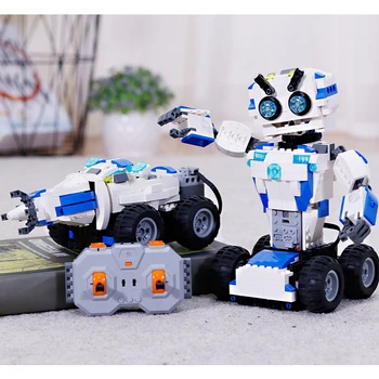 

Remote Walkable Robot Building Blocks Creative Robot Blocks Children'S Toys Educational Toys Bricks Remote Control Toy