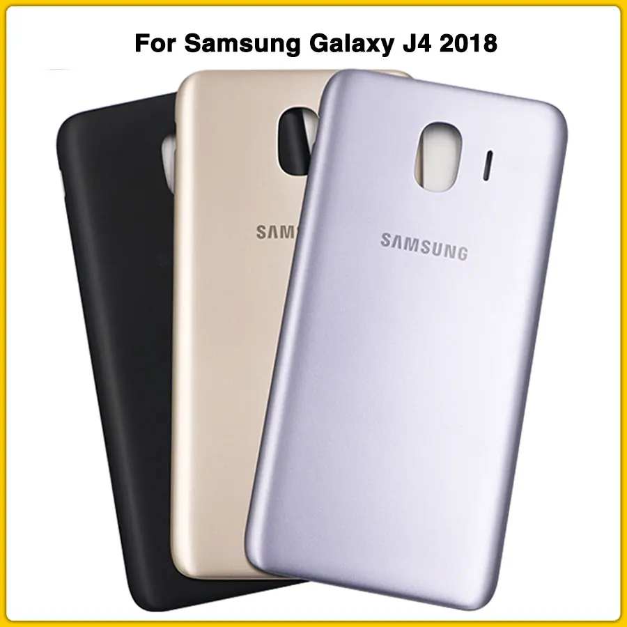 10 шт. J4 чехол для samsung Galaxy J4 SM-J400F J400F J400FN J400DS J400G корпус батареи задняя крышка двери задняя крышка