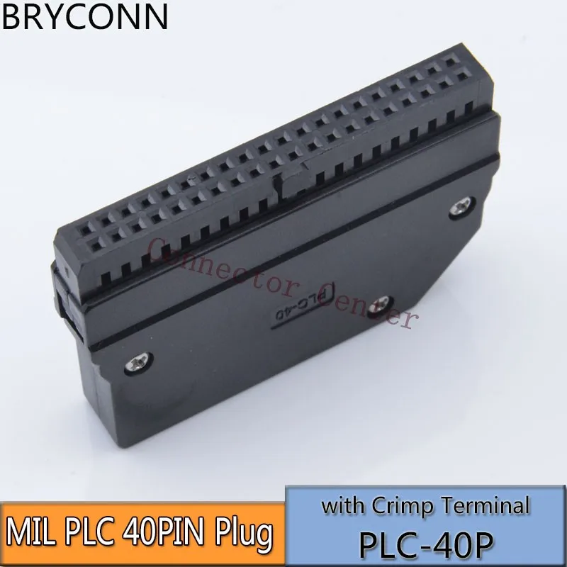 Соединитель 40PIN для PLC-40PIN кабеля MIL с обжимным наконечником