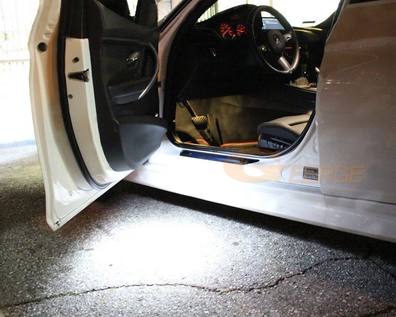 Для BMW 3 серии F30 F31 F34 F32 2012 up отличный ультра яркий Smd led интерьер Footwell лампа дверь