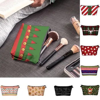 

New Simple Cosmetic Bag Women's 2019 New Christmas Fashion Large-Capacity Makeup Bag purse Waterproof Cosmetic Bags pouch #T2