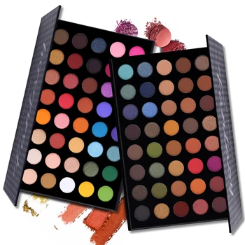 

Changeable 40 Colorful Shimmer Eyeshadow Palette Silky Waterproof Pigmented Eye Shadow Matte Powder Brighten Eye Makeup Palette