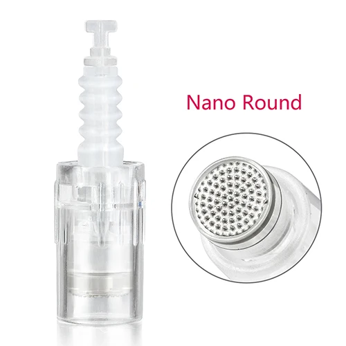 10 шт. Сменные штыковые картриджи иглы для M7/M5/N2 Электрический Dr.Pen Дерма ручка микроблейдинг иглы микро нано иглы - Габаритные размеры: Nano Round