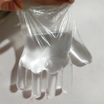 

1000/2000pcs Disposable Gloves One-off Plastic Gloves Restaurant BBQ Transparent Eco-friendly Gloves Kitchen Garden accessories