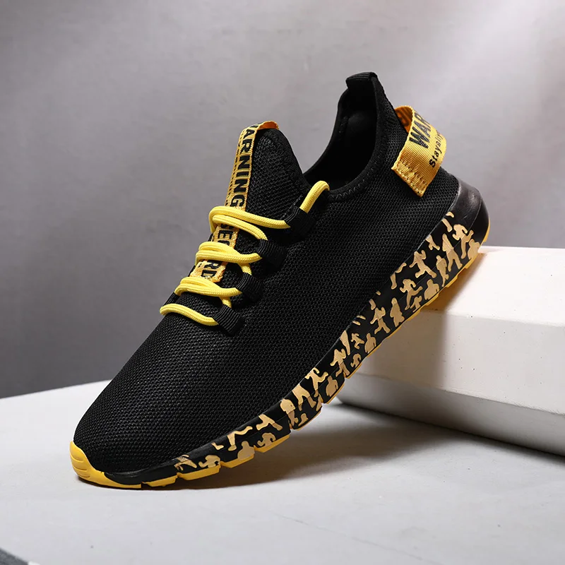 

Men Light Running Shoes Breathable Lace-Up Jogging Shoes for Men Sneakers Tenis Men's Casual Shoes Drop Shipping