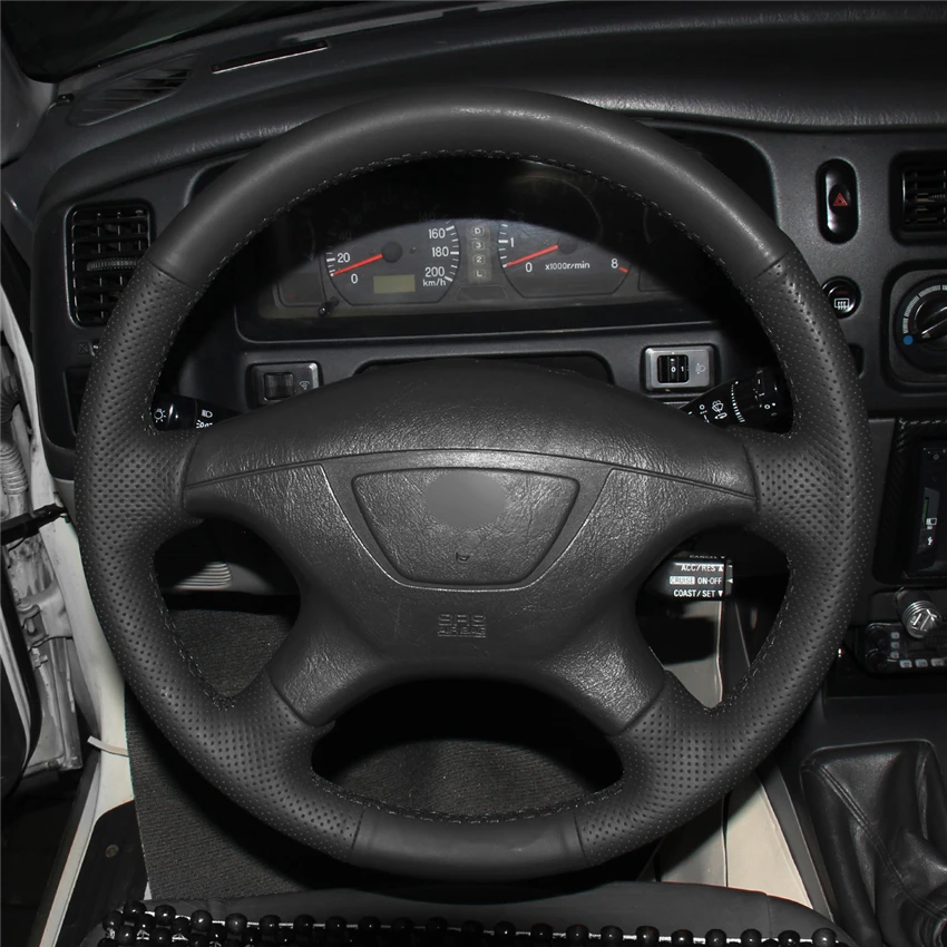 Оплетка на руль чехол для Mitsubishi Pajero Sport 2004 Montero cubierta del volante руль|Чехлы руль| | - Фото №1
