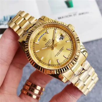 

Rolex- Datelog Series Ladies Men's Automatic Mechanical Watch Stainless Steel Waterproof Casual Watch Gift 2286