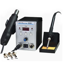 

Kailiwei 8586 700W LED Digital Display Two-in-one 8 Wind Speed Adjustment Hot Air Gun ESD Rework Station Tools Solder Iron