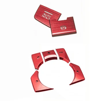 

For Mazda CX3 CX-4 CX-5 2019 Center Console Frame Cover Gear Button Red Car New