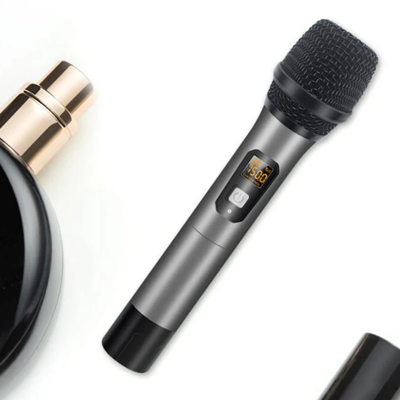 Портативный динамический микрофон UHF для караоке беспроводная система с