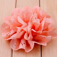 Кружевная лента для волос с волнистым краем, Детская повязка на голову с цветами, аксессуары для одежды, 15 цветов